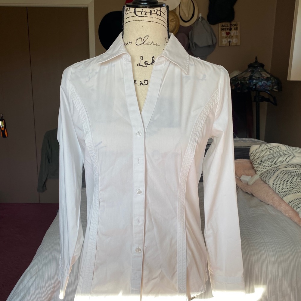 Express - The Essential Shirt - S - White